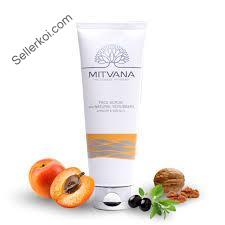 Mitvana Face Scrub With Natural Scrubbers Apricot  Walnut 150ml
